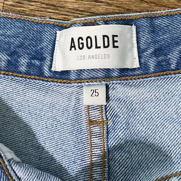 Agolde Riley High Rose Straight Crop - Picture 4 of 4